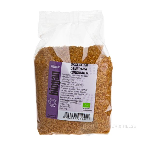 R�rsukker Demerara 500 g �kologisk
